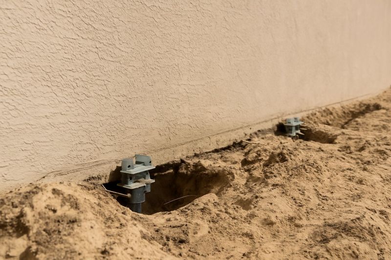 Helical Piers Installation